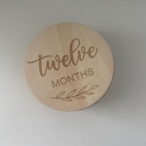 Wooden Milestone Photo Props